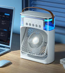 Mini Ar Condicionado e Umidificador Portátil 4 em 1 Fresh Wind
